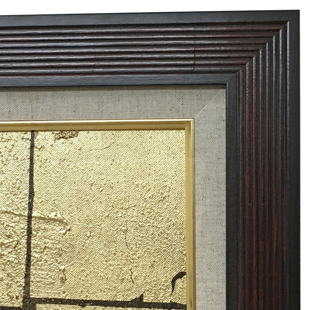 油絵仏画 木枠張り込み