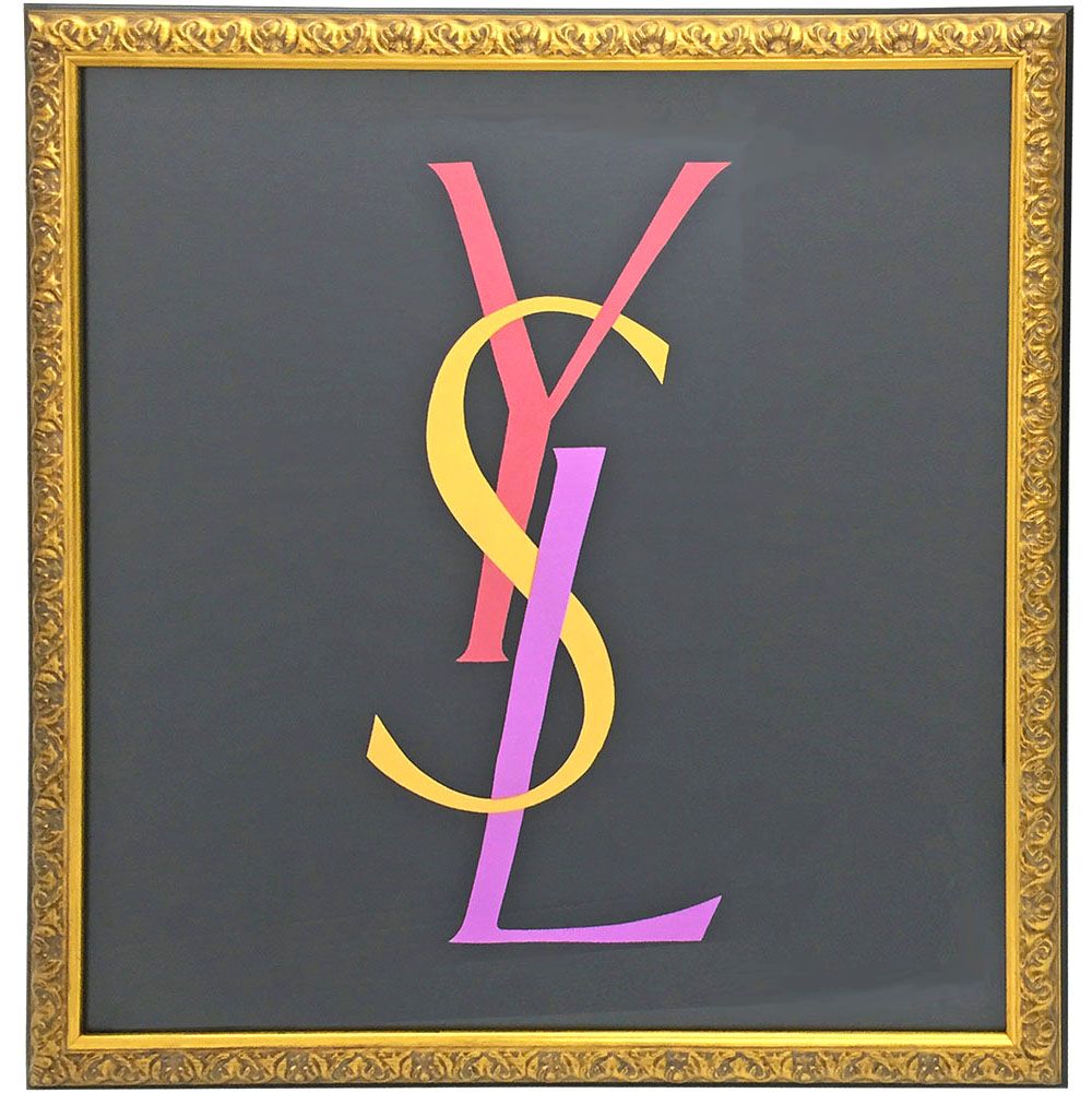 ★Saint Laurent★ロゴ刺繍スカーフ Saint Laurent ポルカドット スカーフ | ブラック | FARFETCH JP