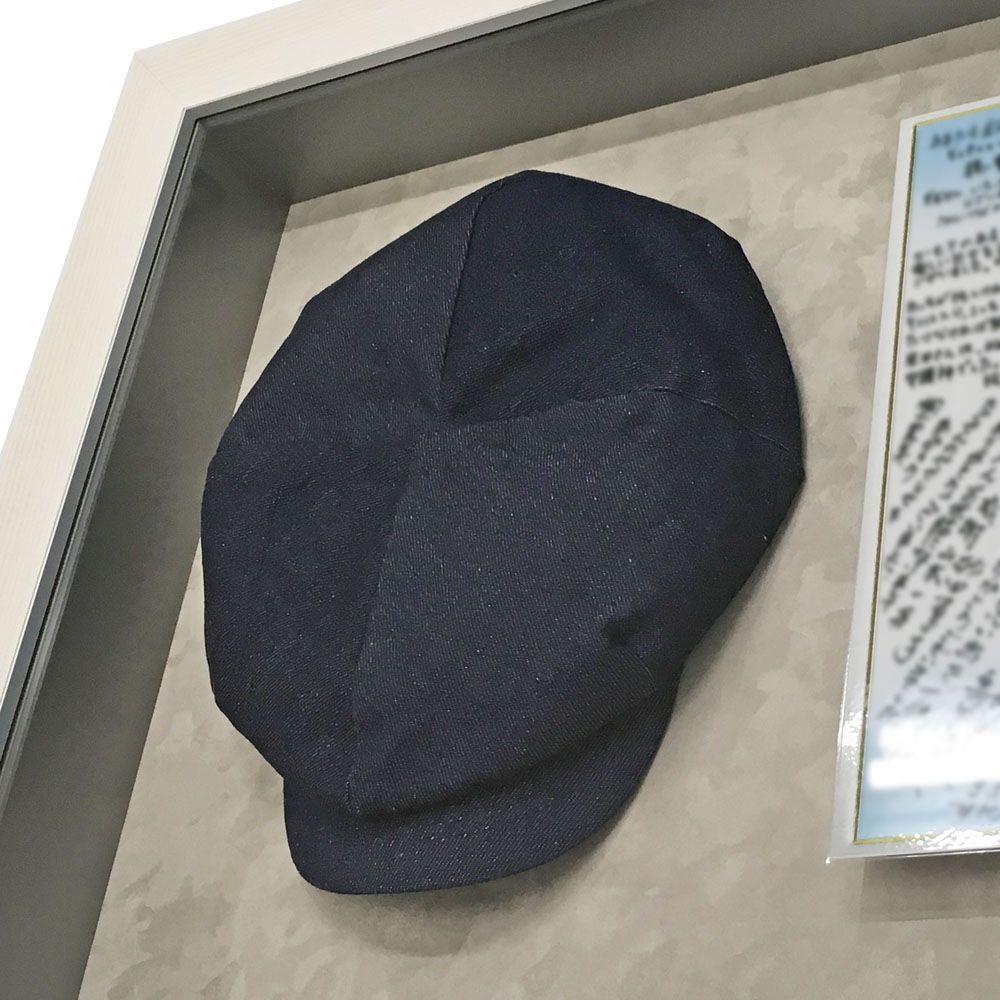 帽子と寄せ書き