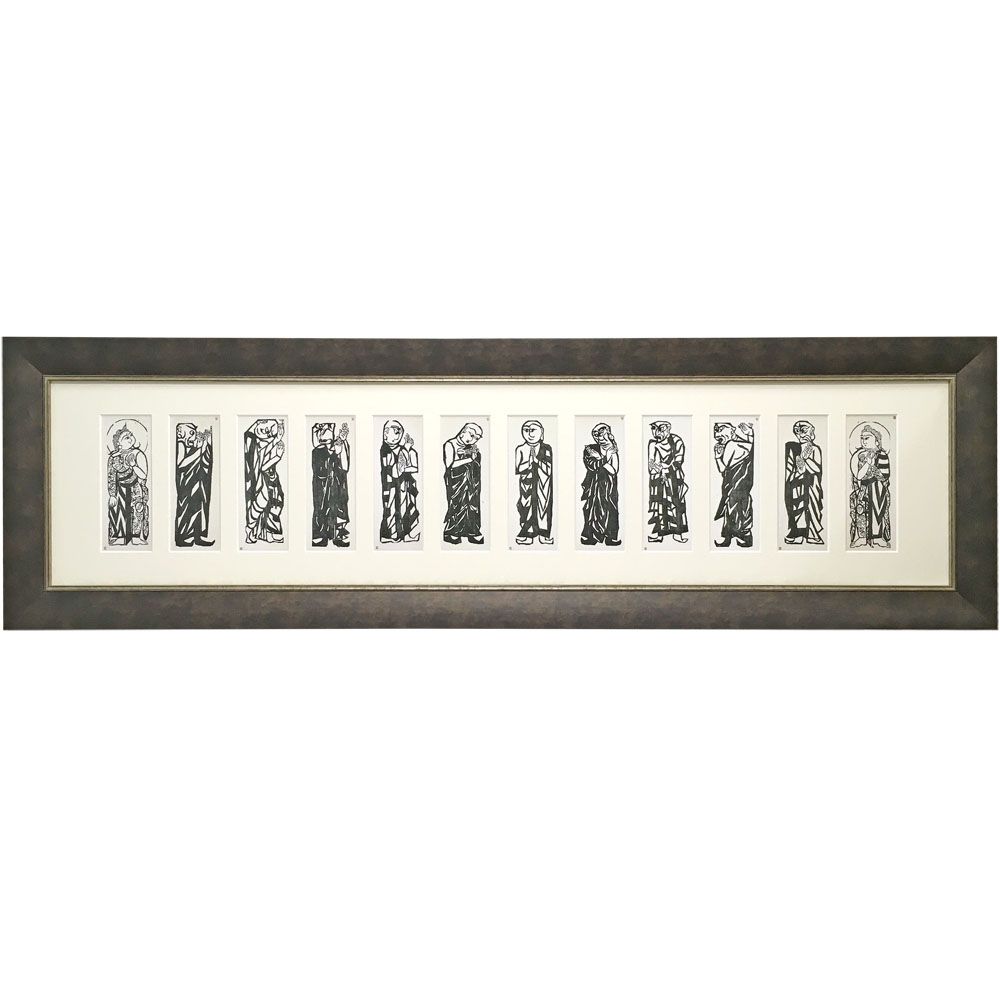 釈迦十大弟子二菩薩 葉書