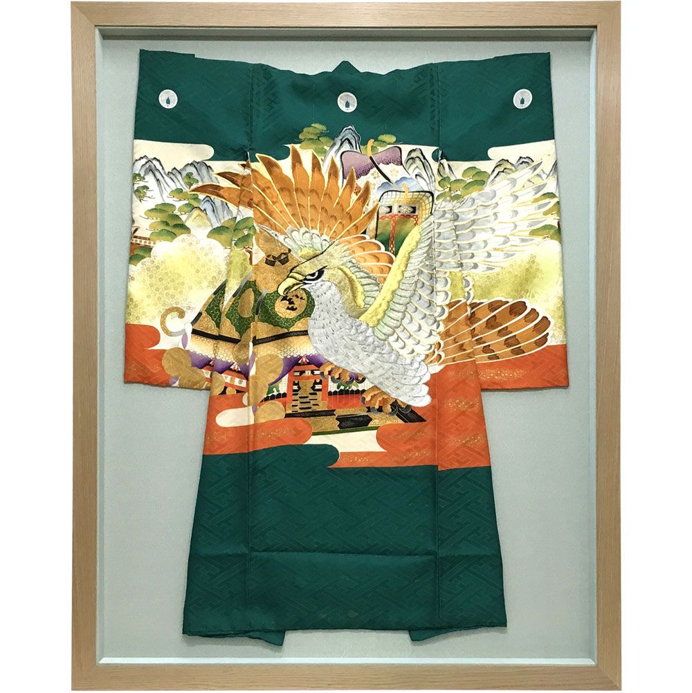 七五三 着物の額装