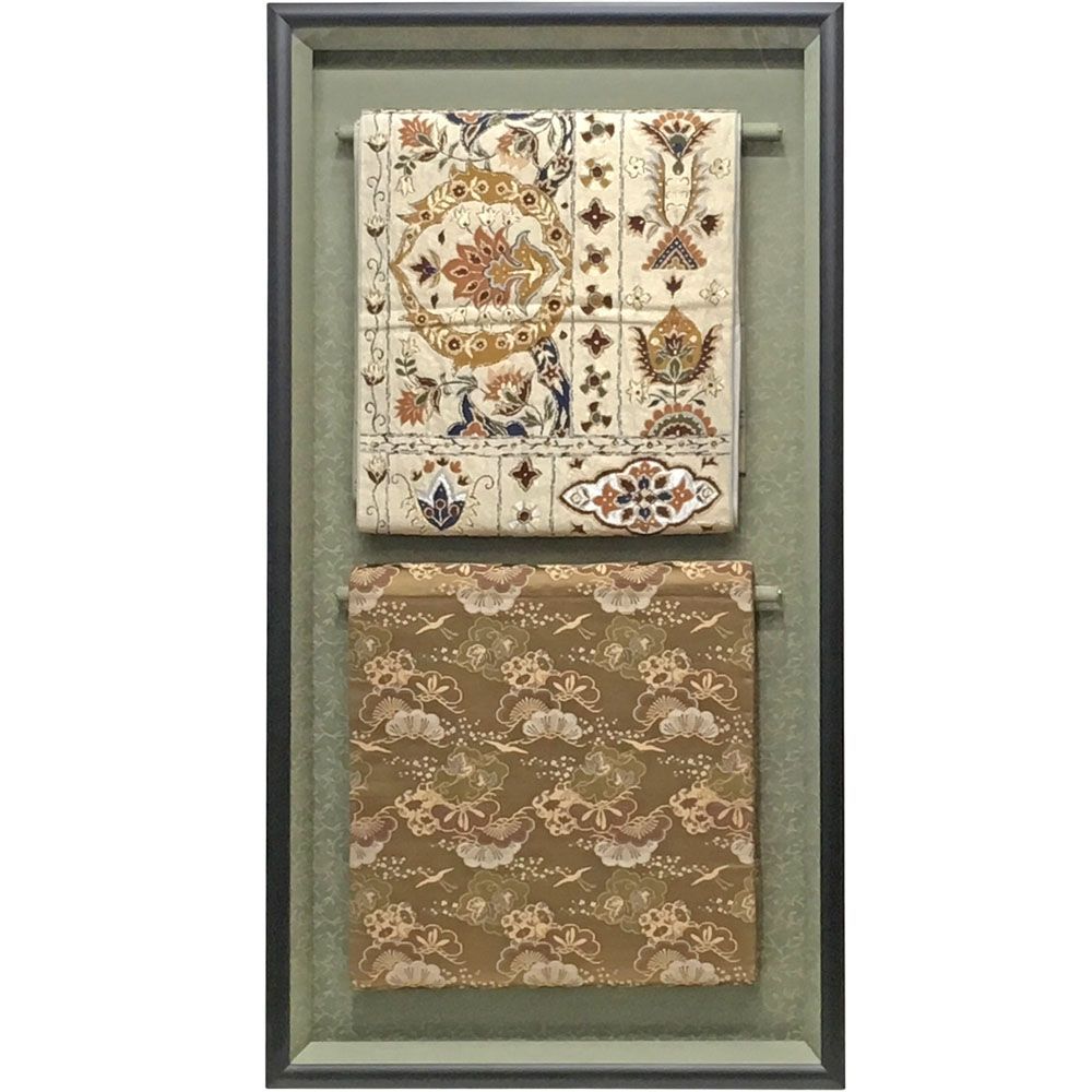 2種類の着物の帯地