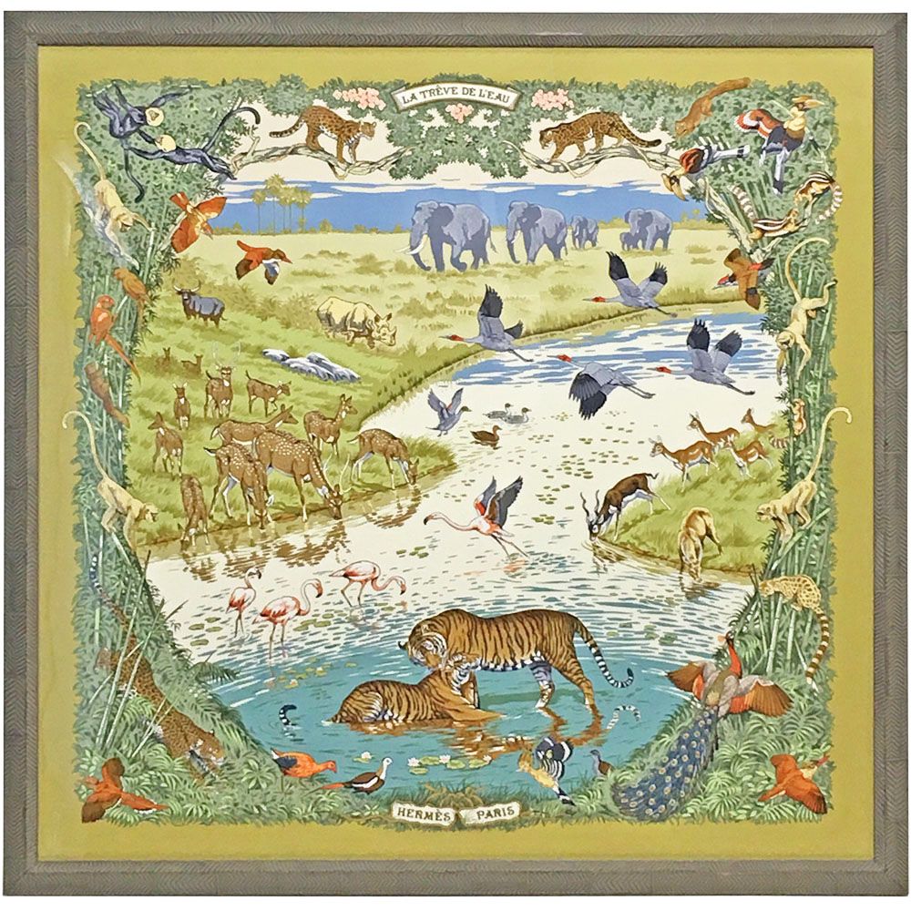 エルメススカーフ 水の休戦