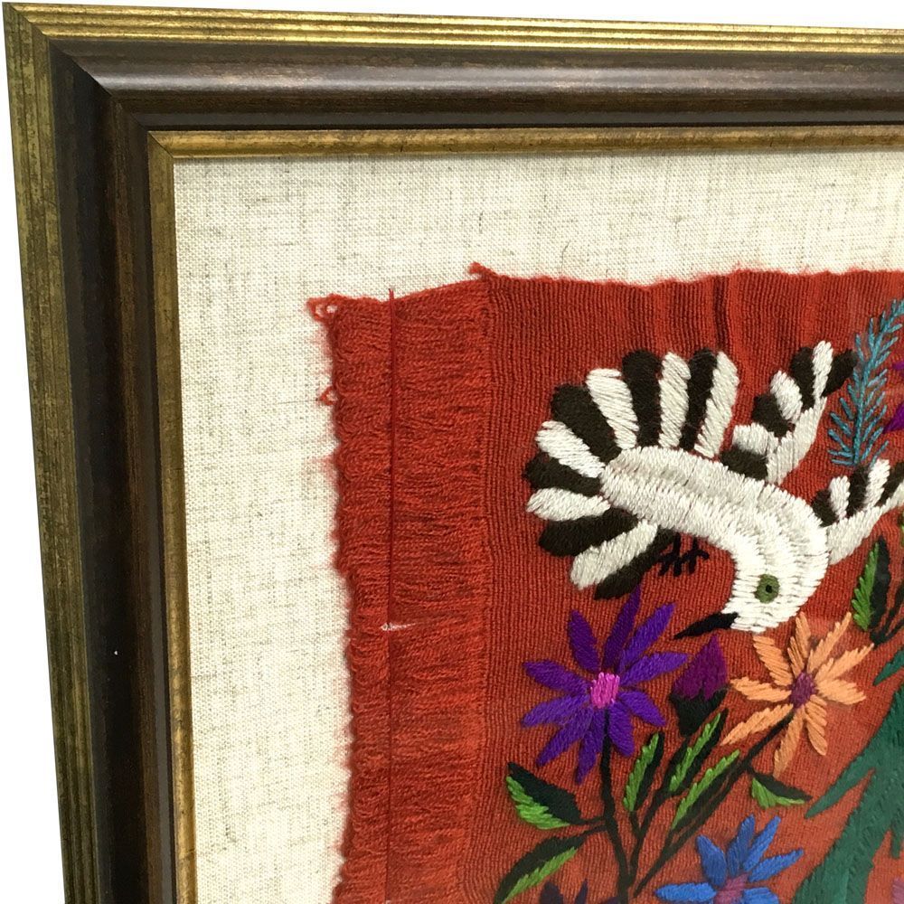 メキシコ刺繍 タペストリー