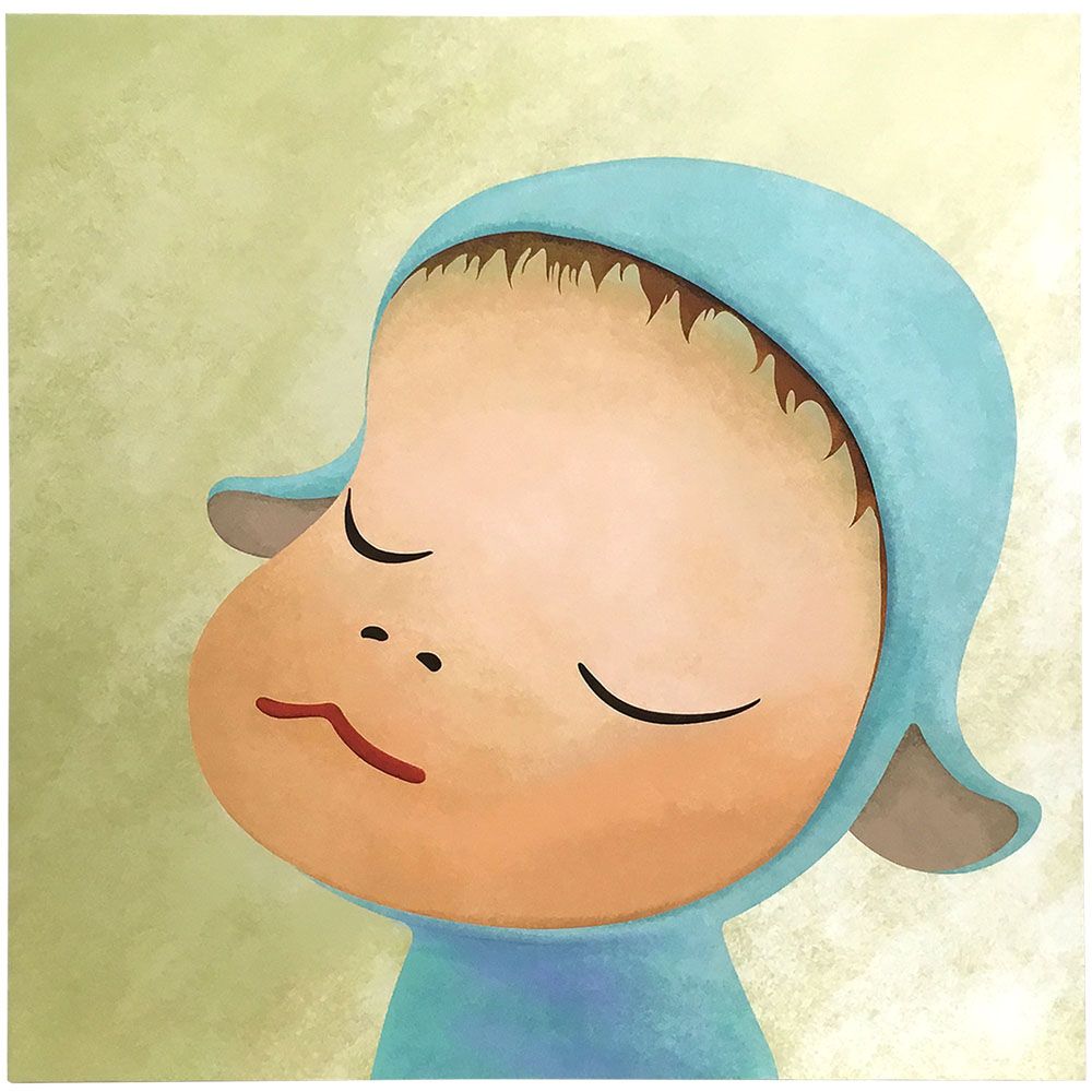 奈良美智 パネル仕立て