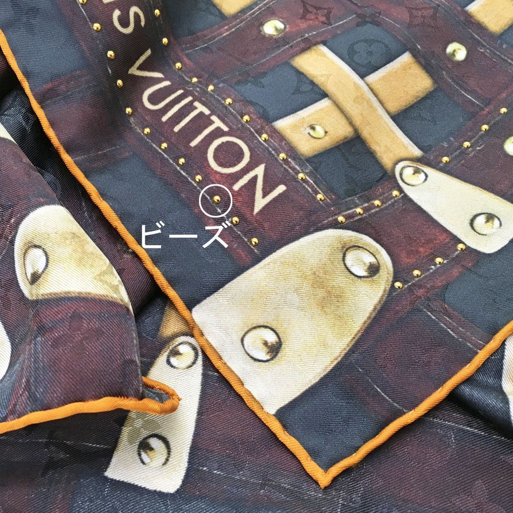 ビーズ付き スカーフ