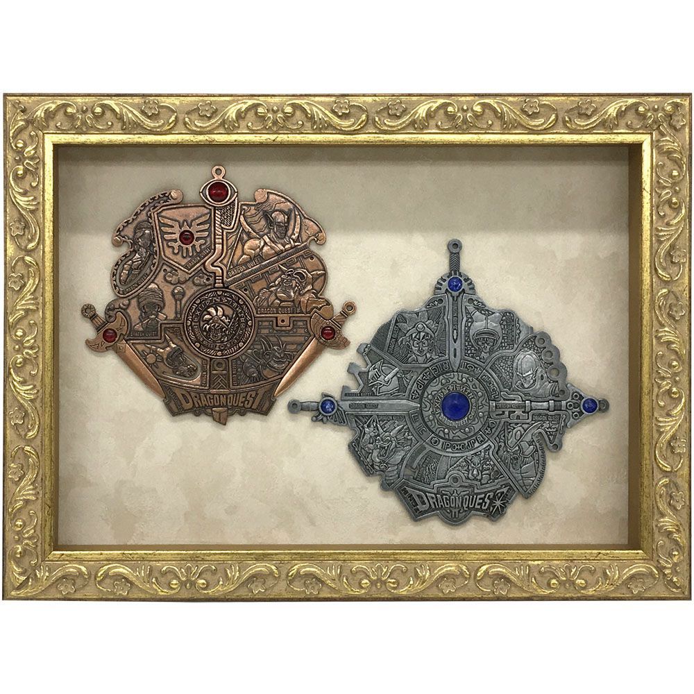 額装実例1 ドラクエ メタルプレート