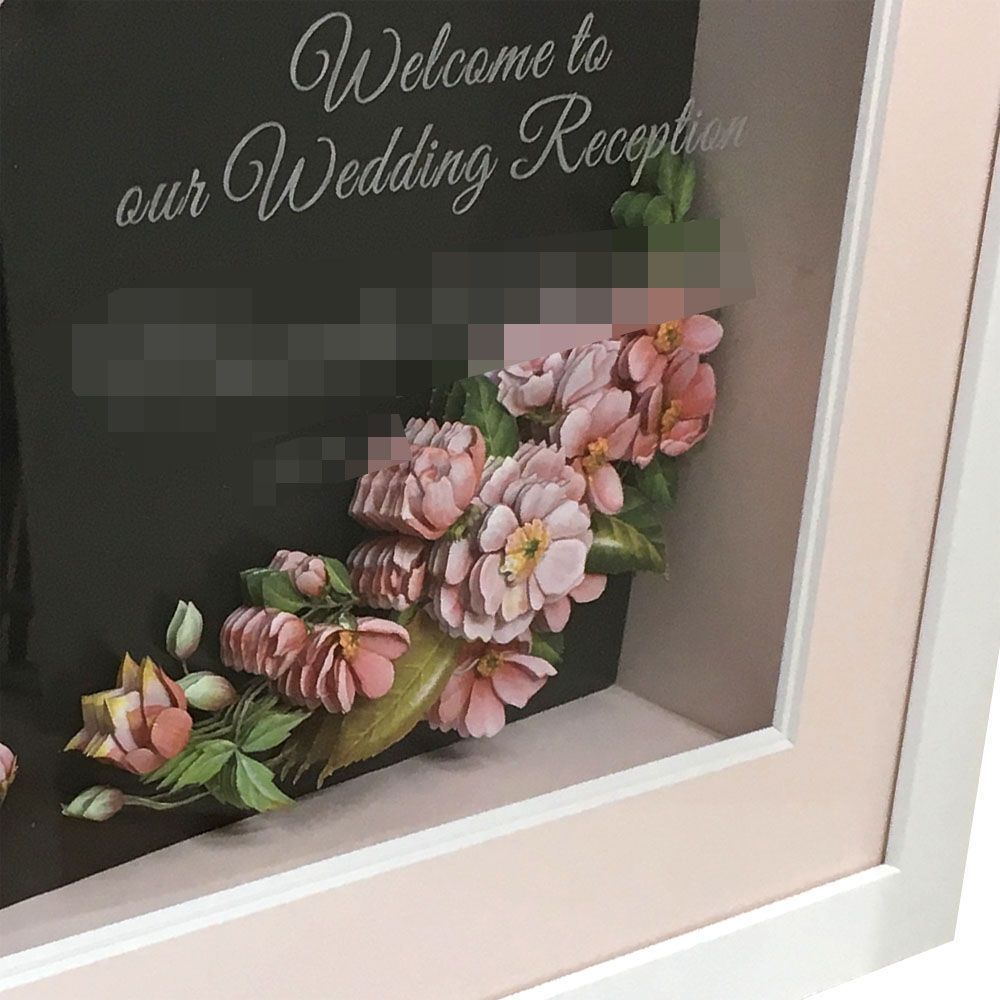 額装実例3 シャドーボックス 結婚式