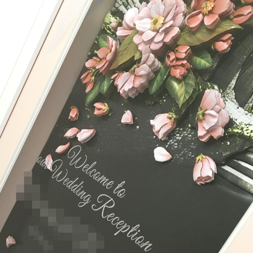額装実例5 シャドーボックス 結婚式