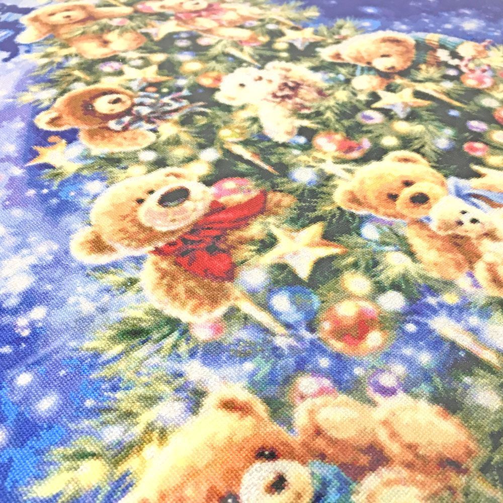 額装実例7 刺繍 クリスマス