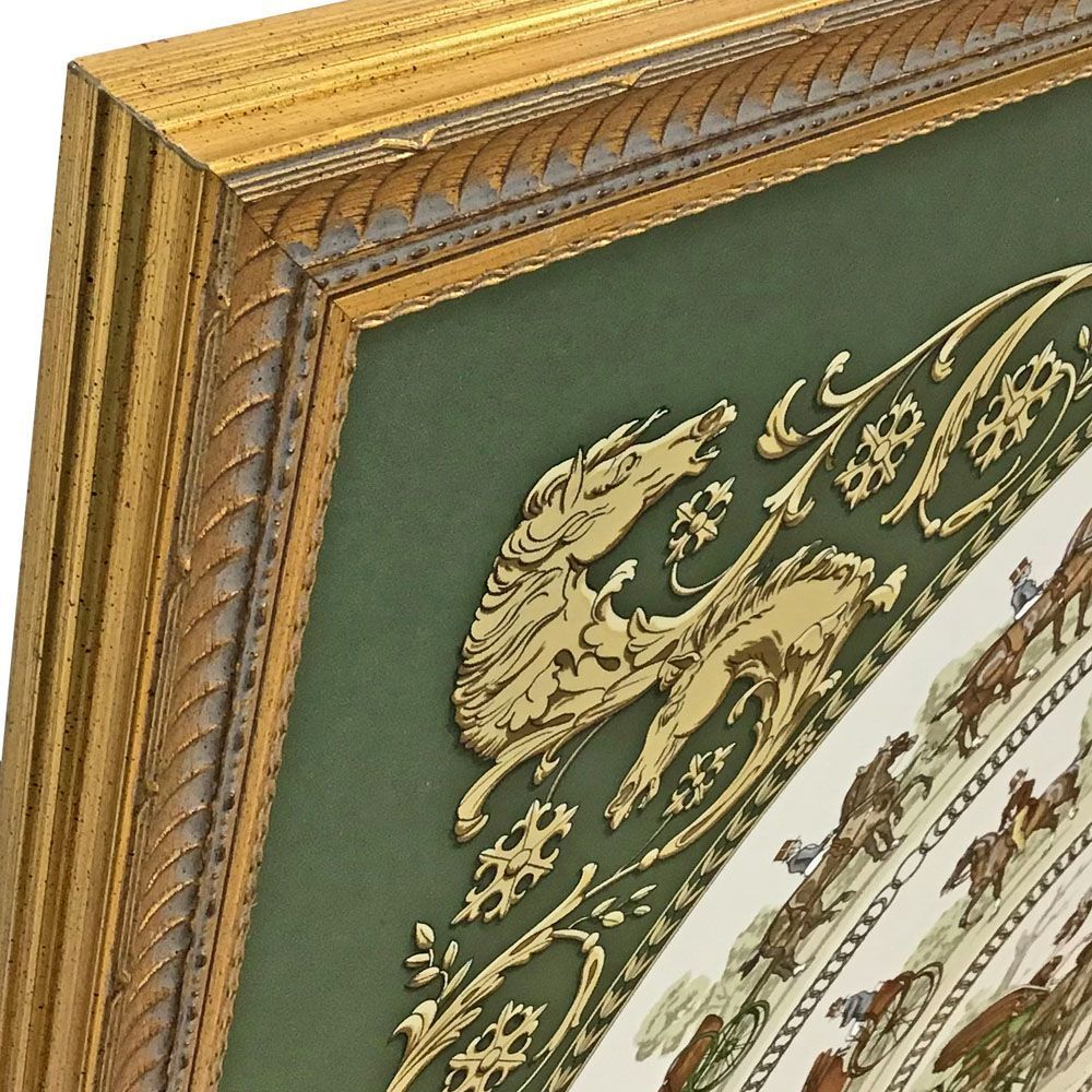 額装実例2 エルメス ロンシャンへの散歩