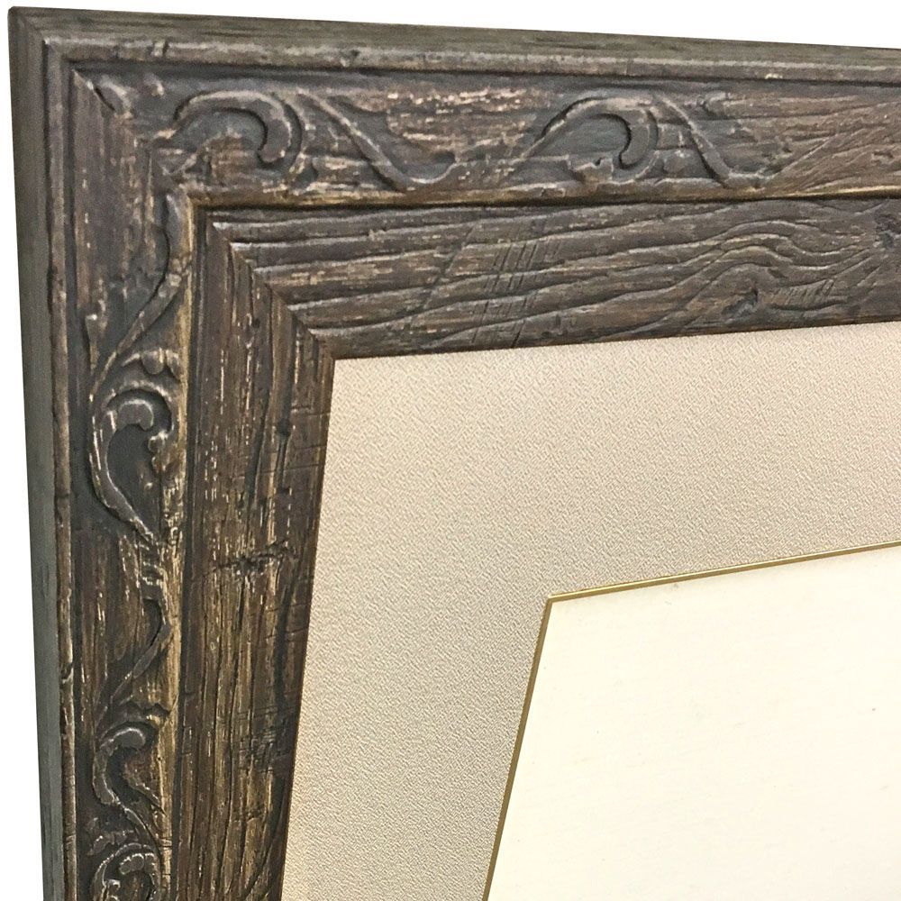 掛け軸 額装仕立て直し