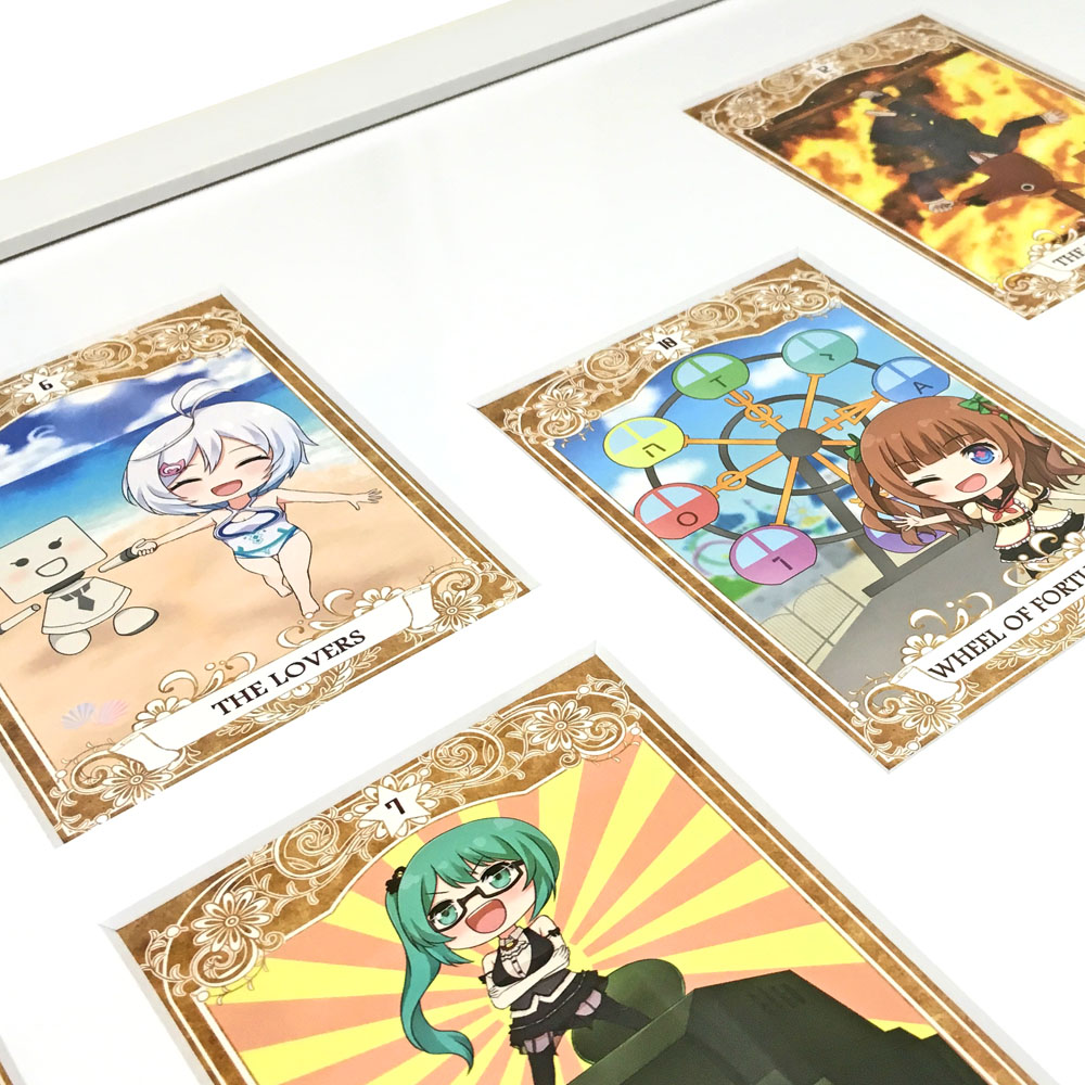額装実例7 .LIVEタロットカード