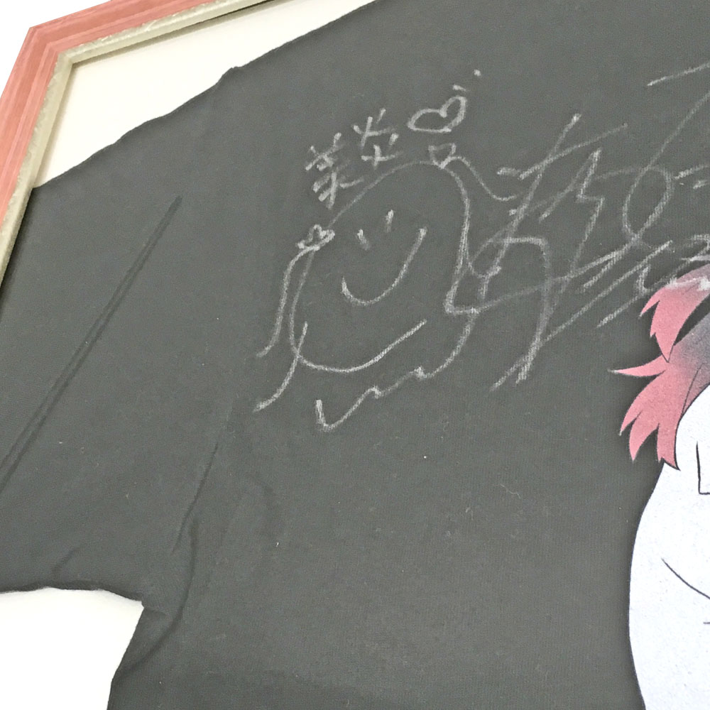 額装実例4 刀使ノ巫女 サインTシャツ