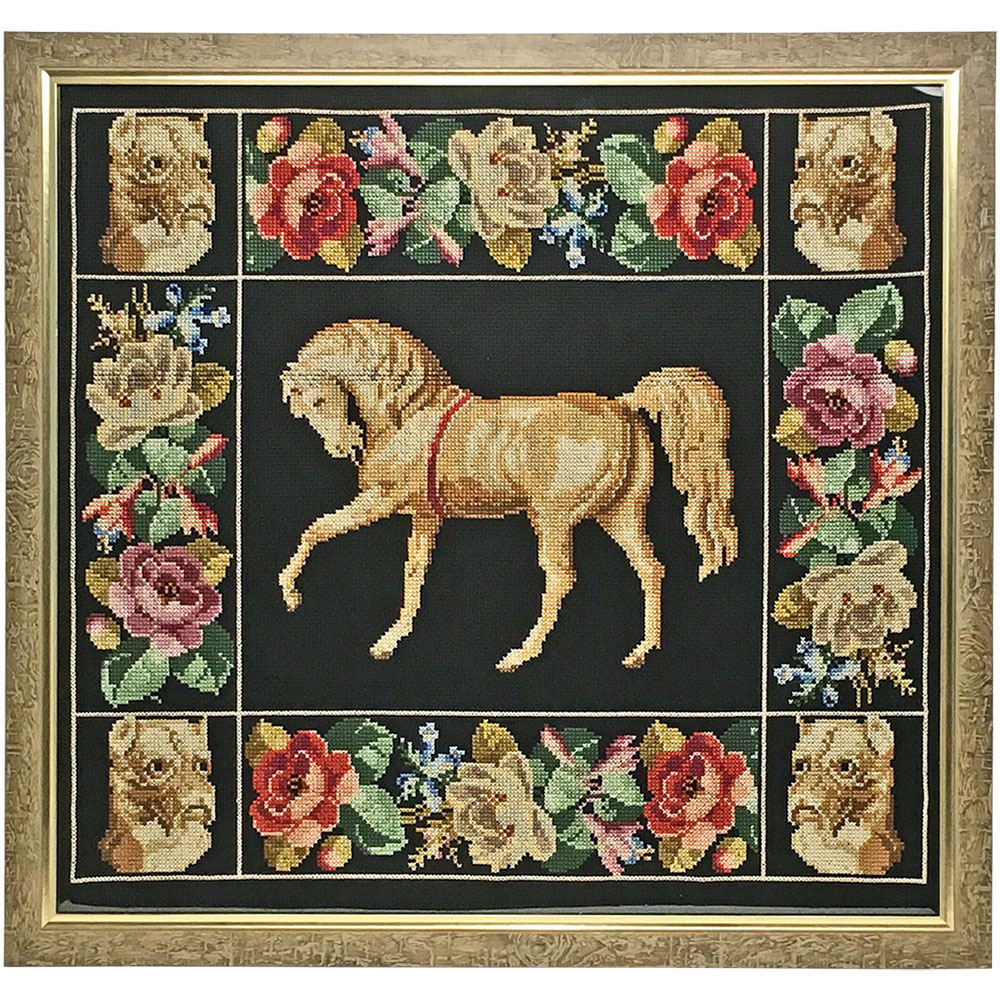 フリンジ付きのタペストリー