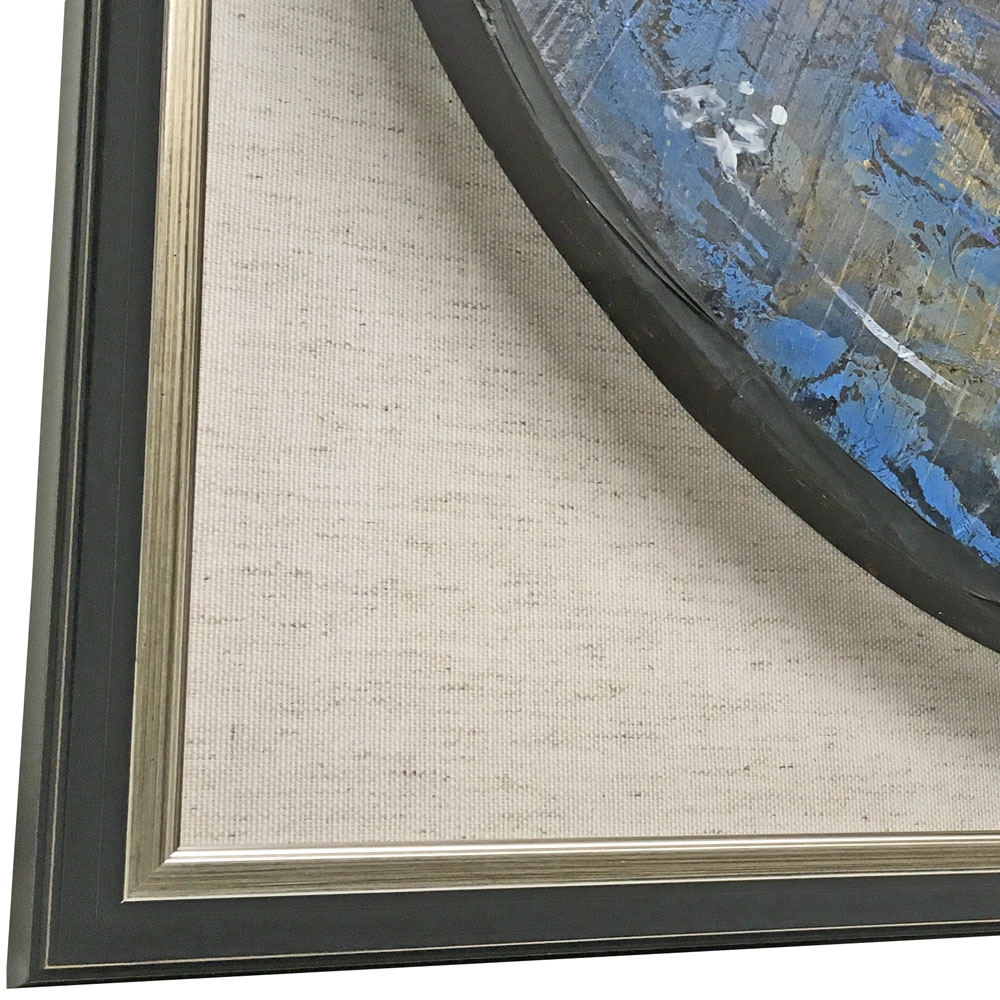額装実例6 ちゃぶ台 落合皎児 アクリル画