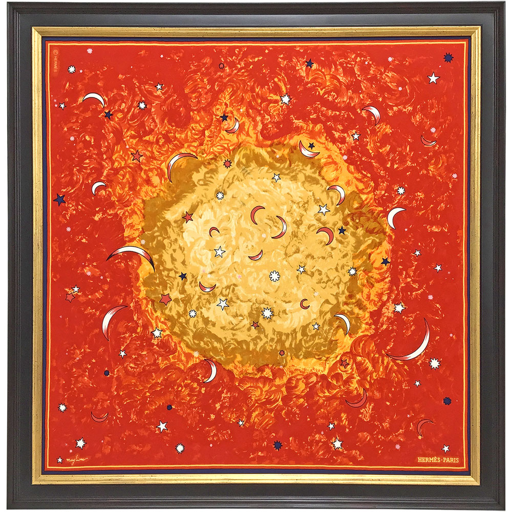 エルメス 月や星のスカーフ