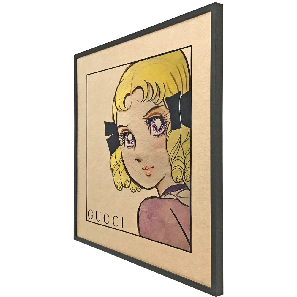 額装実例4 GUCCI ビバ! バレーボール