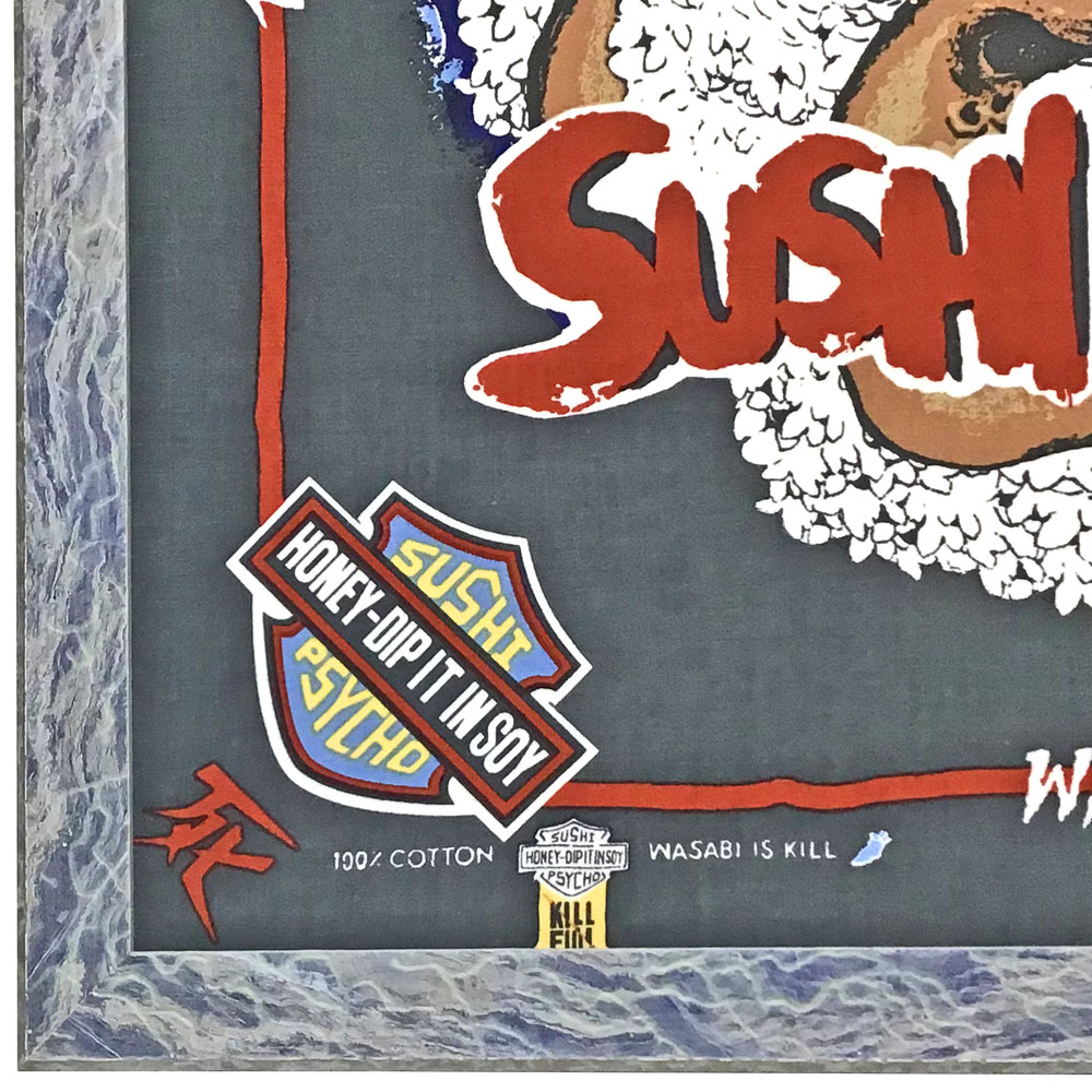 額装実例4 Sushi Yukai バンダナ