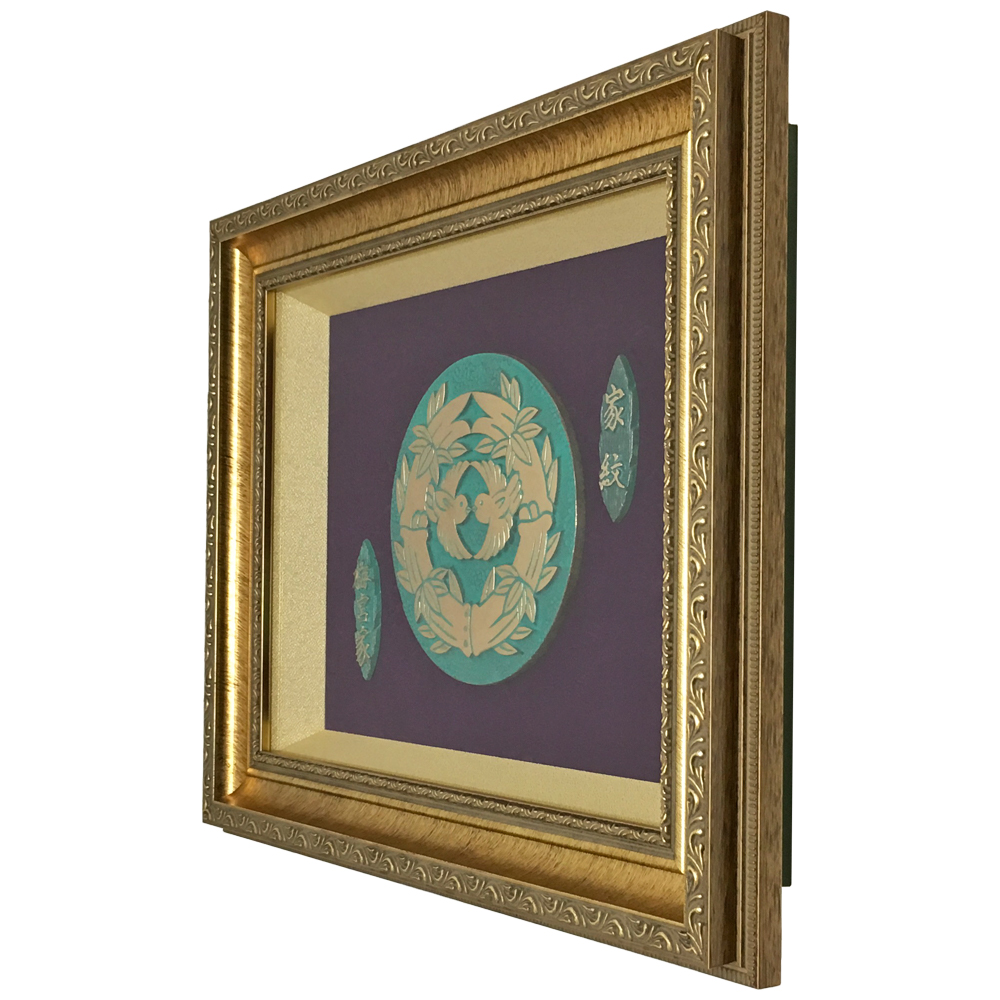 鋳物の立体的な家紋