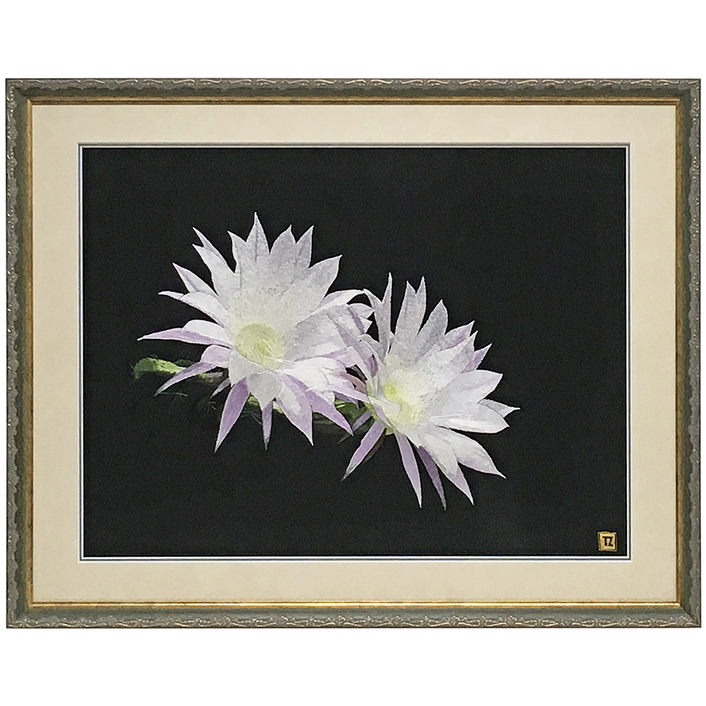 ベトナム刺繍 月下美人