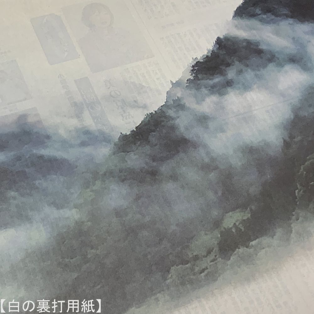 額装実例5 FGO 燕青 福島新聞見開き広告