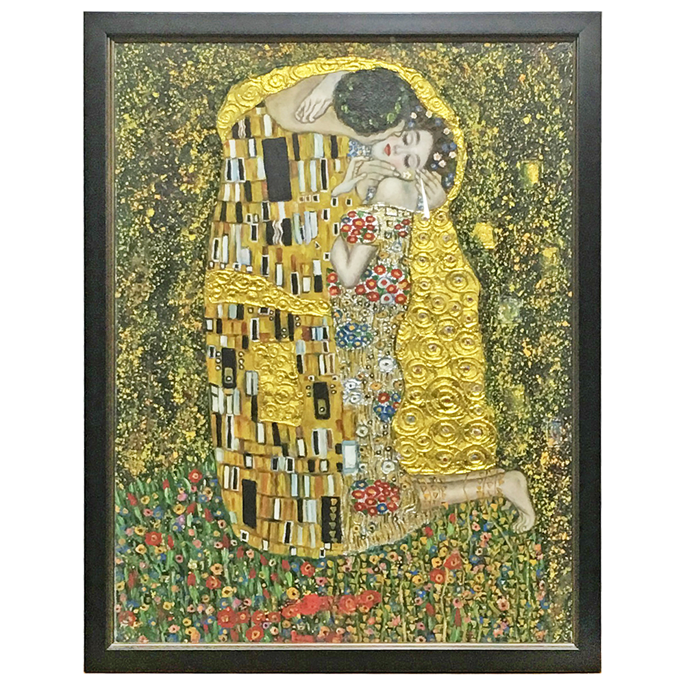 額装実例1 クリムト 接吻(The Kiss)