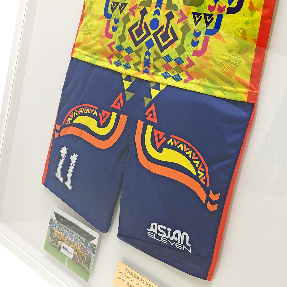 額装実例7 Japan Fun Cup ユニフォーム