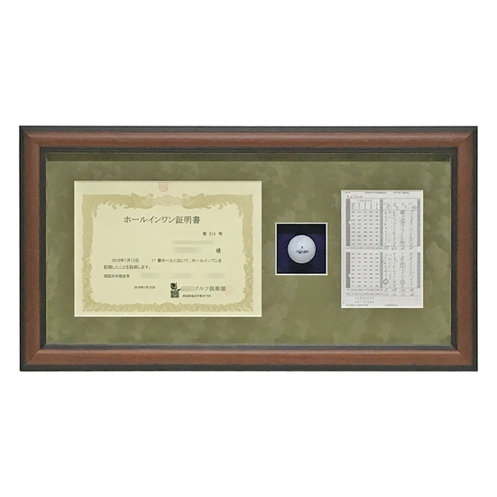 ゴルフボール・スコア・証書