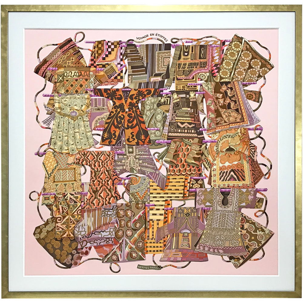 世界の布地を巡る旅 マット付