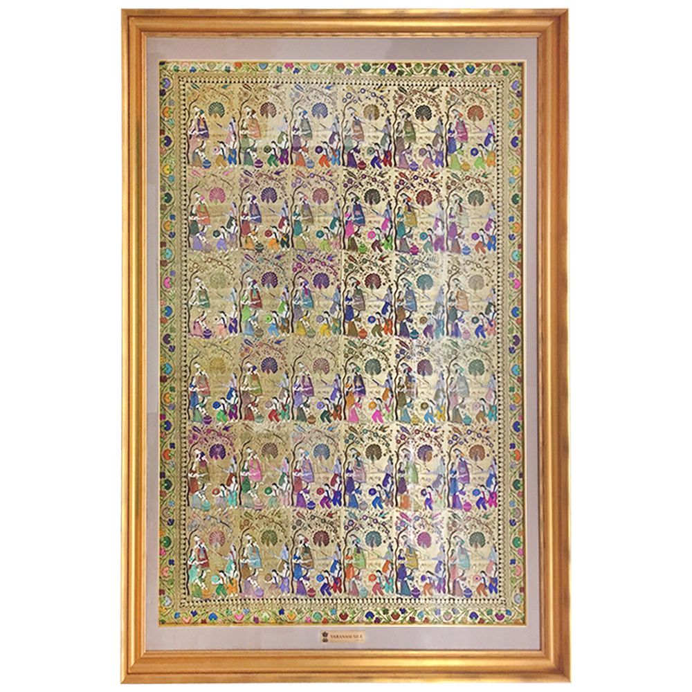 インドの手織物(シルク)