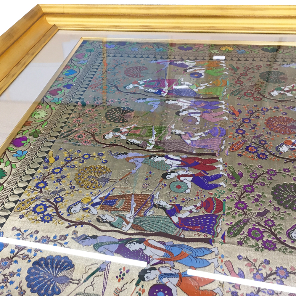 インドの手織物(シルク)