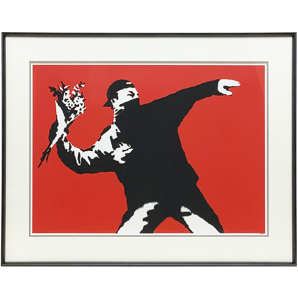 バンクシー フラワーボンバー