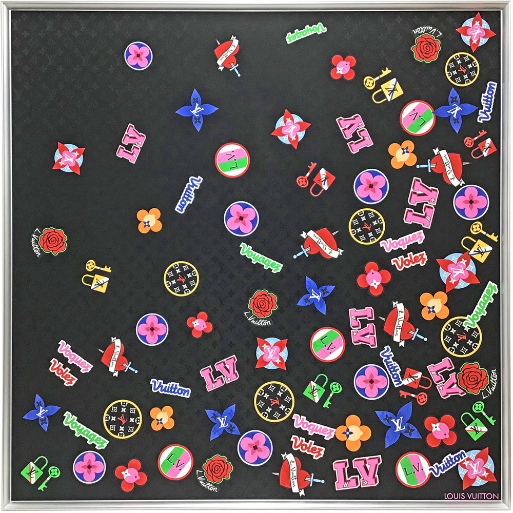 LV アイコンのスカーフ