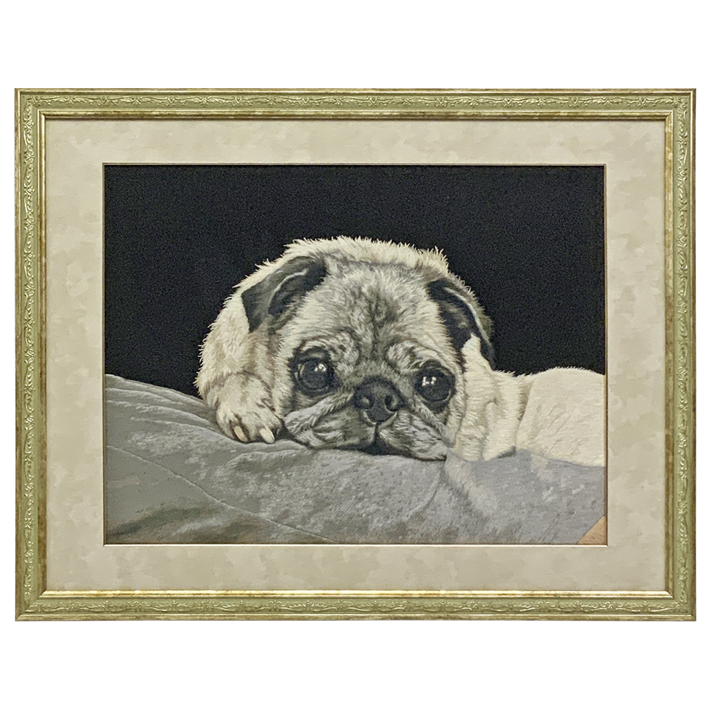 刺繍 ブルドック