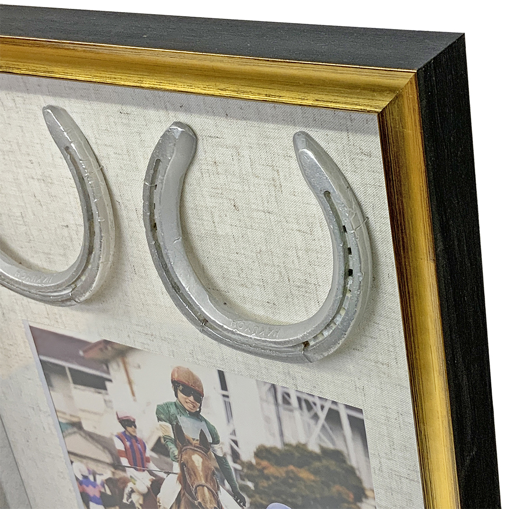 蹄鉄とお写真 競馬