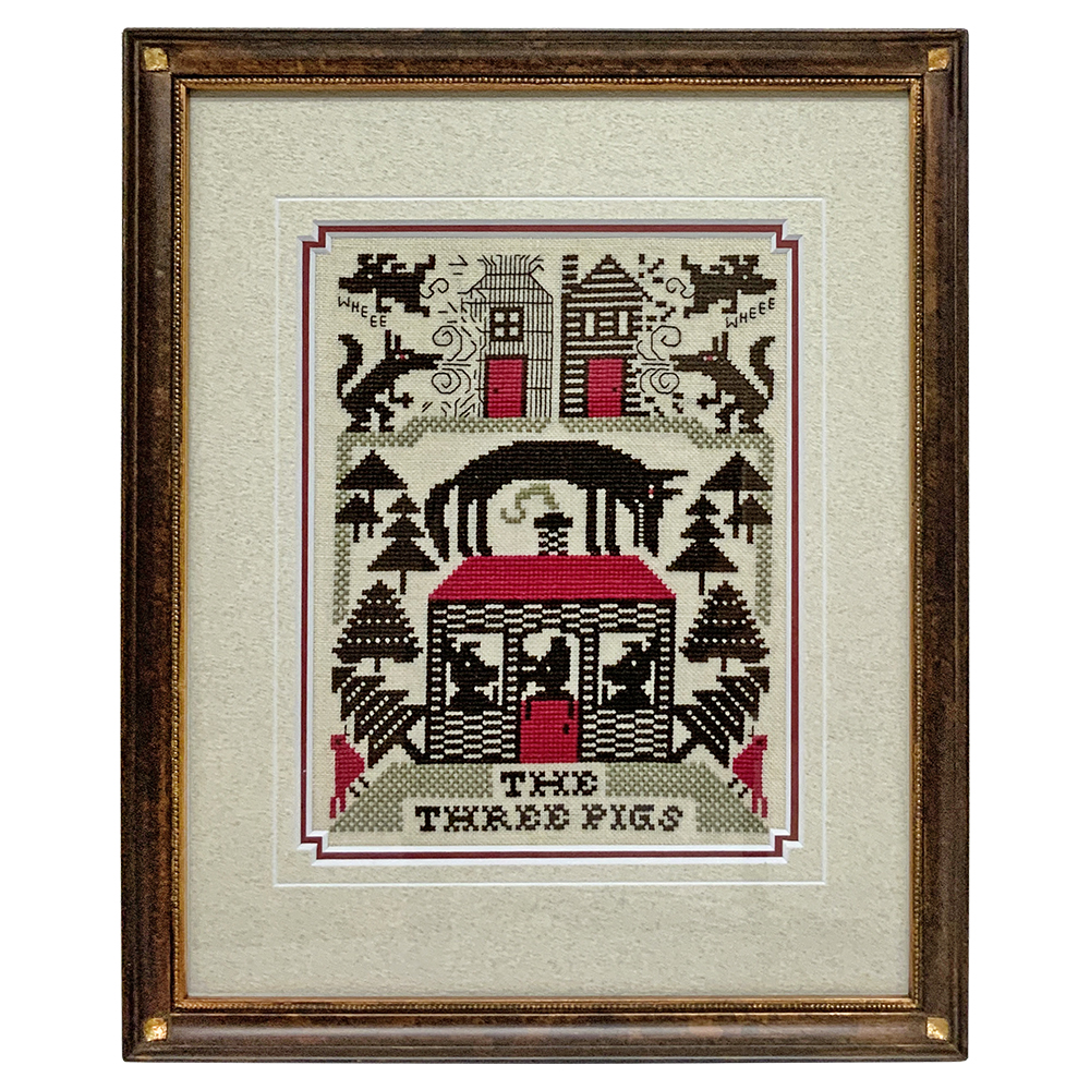三匹の子豚 赤ずきん 童話刺繍