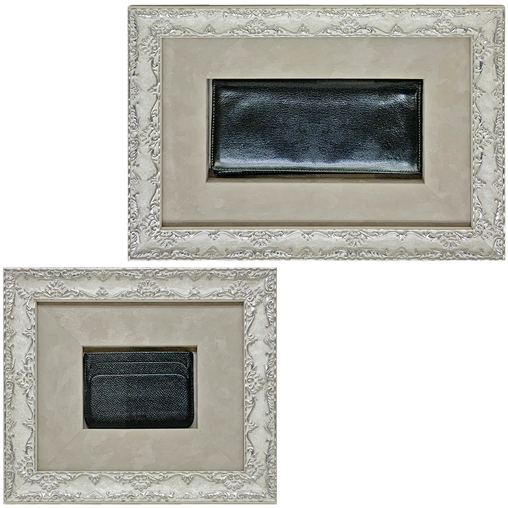 長財布と名刺入れ 革小物