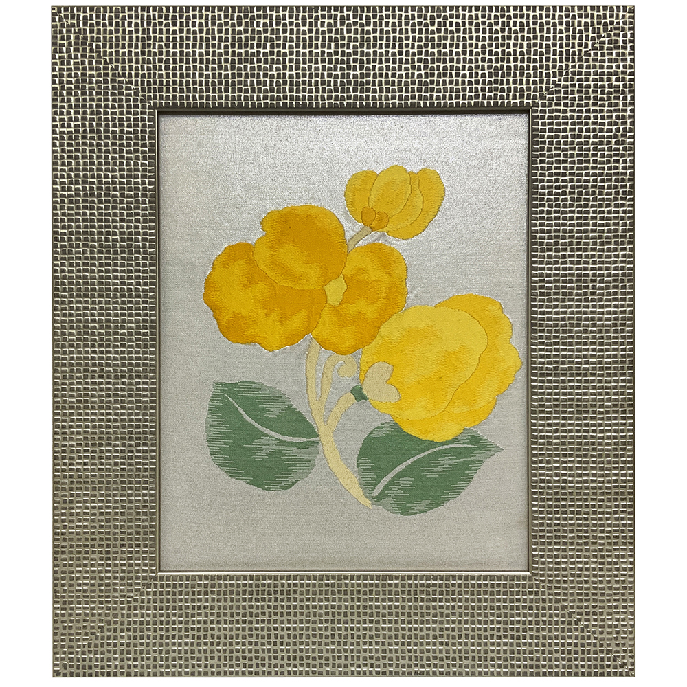 着物の帯地 ぴったりの額縁で