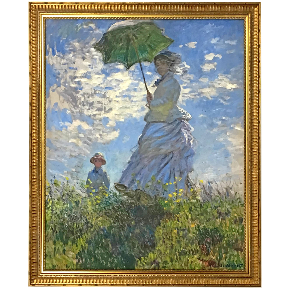 クロード・モネ 日傘の女