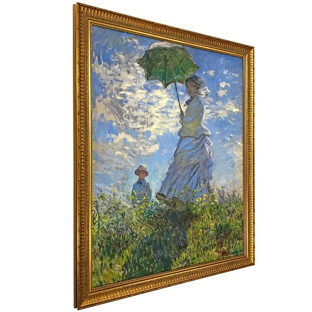 クロード・モネ 日傘の女