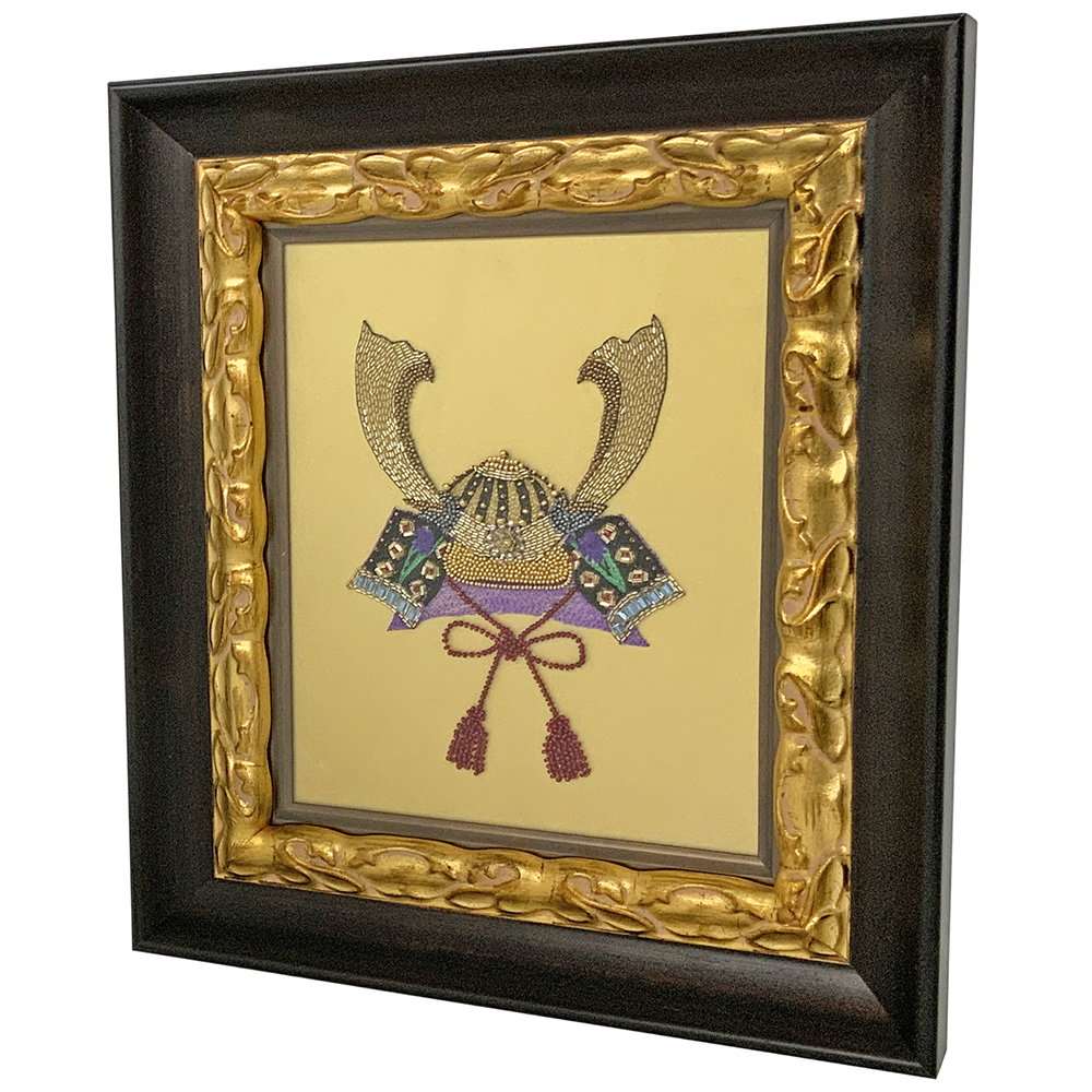 ビーズ刺繍 五月飾りの兜