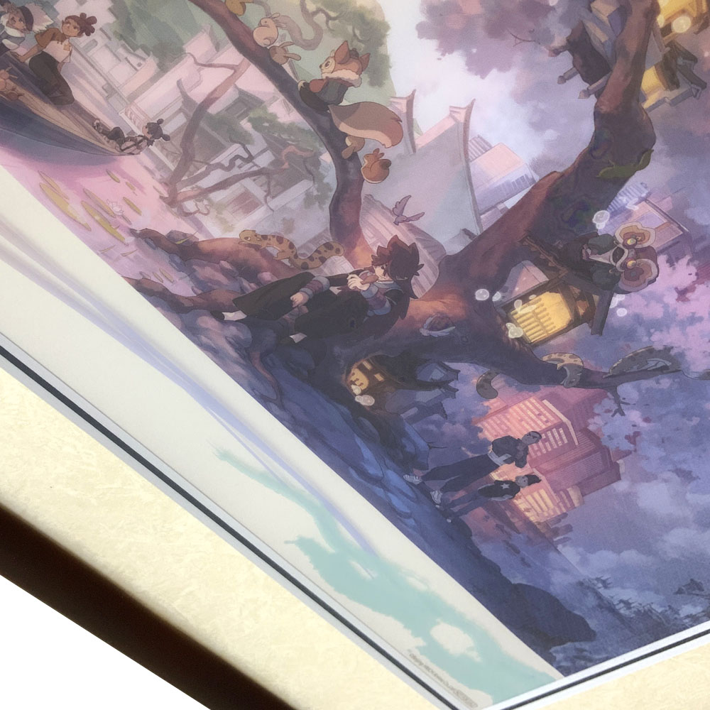 額装実例7 羅小黒戦記 クリアポスター