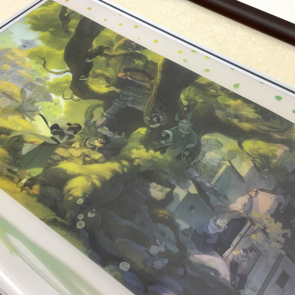 額装実例8 羅小黒戦記 クリアポスター