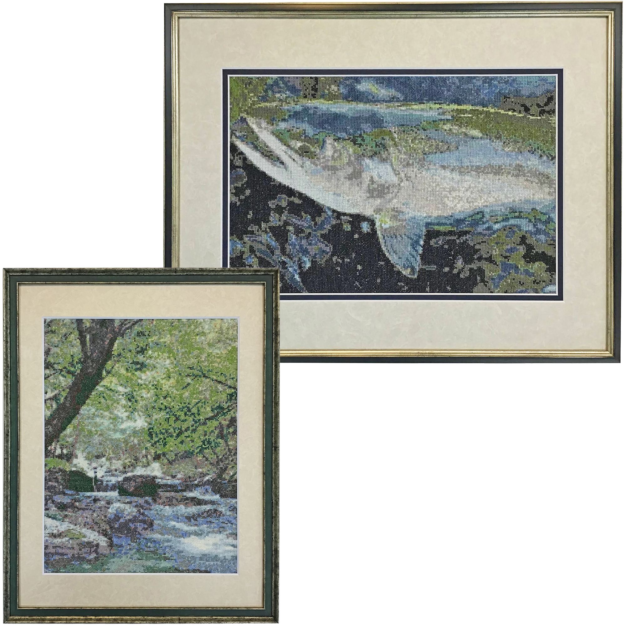 写真から起こした刺繍