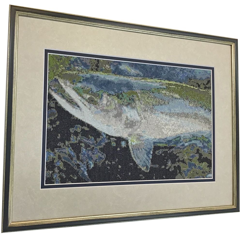 写真から起こした刺繍