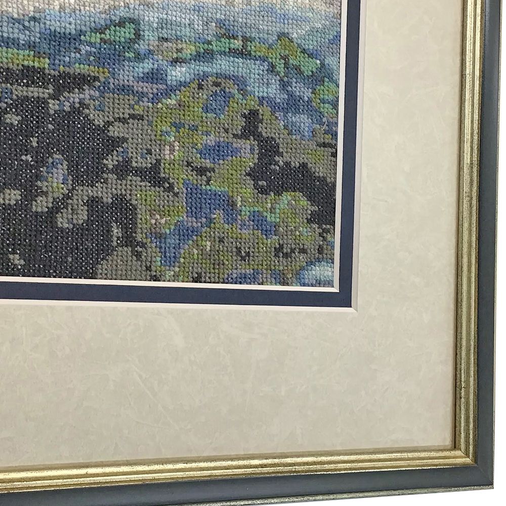 額装実例3 写真から起こした刺繍