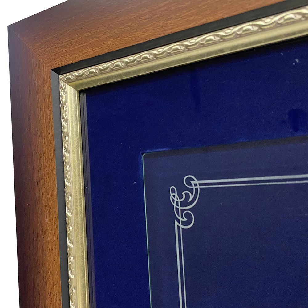 クリスタル認定証 盾