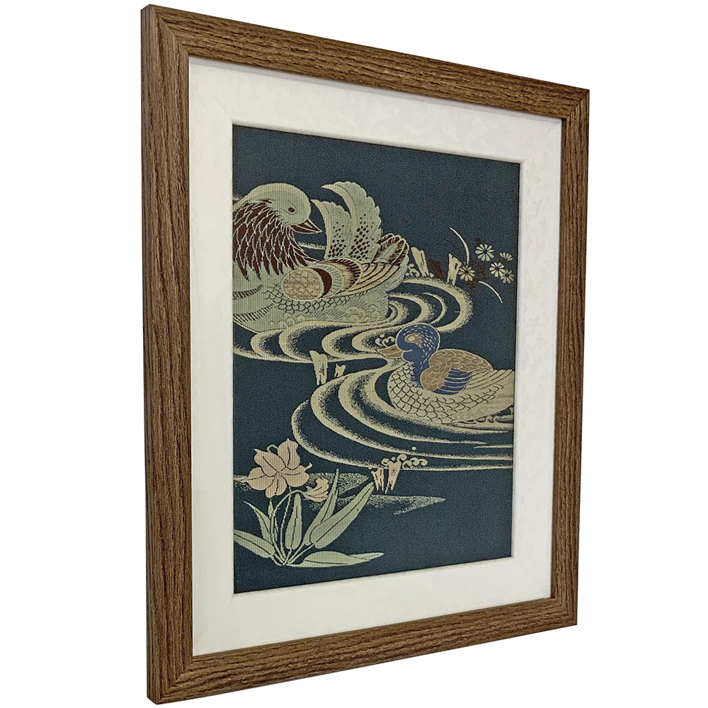 袋名古屋帯の刺繍