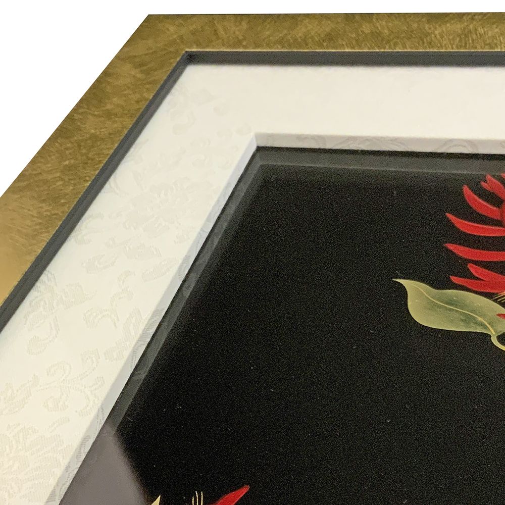 額装実例2 漆蒔絵の表彰楯